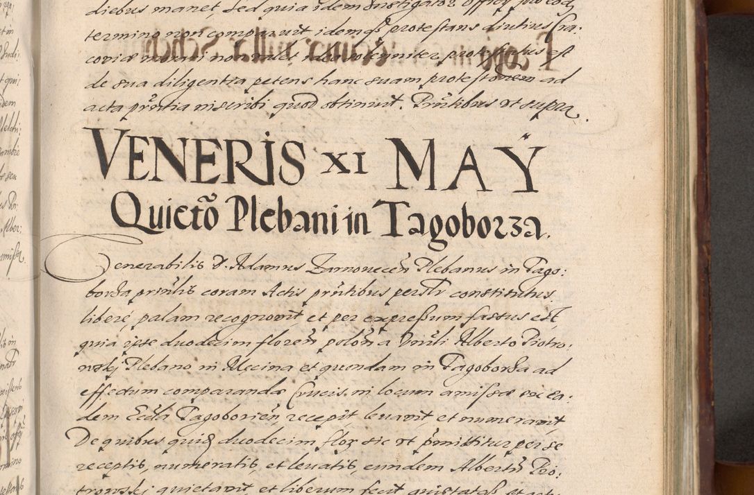 Zdjęcie nr 773 dla obiektu archiwalnego: Acta actorum causarum sententiarum tam diffinitiuarum quam interloquutorisrum decretorum obligationum quietationum procuratorum constitutionum etc. etc. coram Reverendo Domino Paulo Dembski Dei et Apostolice Sedis Gratia Episcopalo Dicensis Suffraganeo Canonico Vicario in Spiritualibus et Officiali Generali Cracoviensis ad Annum Domini Millesimum Sexcentesimum Undecimum cuius indictio octava pontificatus Sanctissimi Domini Nostri Domini Pauli Divina Providentia Papae Vti foeliciter continuantur