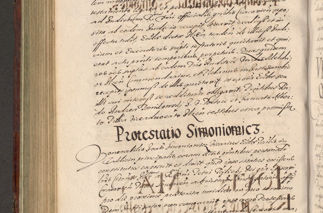 Zdjęcie nr 772 dla obiektu archiwalnego: Acta actorum causarum sententiarum tam diffinitiuarum quam interloquutorisrum decretorum obligationum quietationum procuratorum constitutionum etc. etc. coram Reverendo Domino Paulo Dembski Dei et Apostolice Sedis Gratia Episcopalo Dicensis Suffraganeo Canonico Vicario in Spiritualibus et Officiali Generali Cracoviensis ad Annum Domini Millesimum Sexcentesimum Undecimum cuius indictio octava pontificatus Sanctissimi Domini Nostri Domini Pauli Divina Providentia Papae Vti foeliciter continuantur