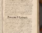 Zdjęcie nr 769 dla obiektu archiwalnego: Acta actorum causarum sententiarum tam diffinitiuarum quam interloquutorisrum decretorum obligationum quietationum procuratorum constitutionum etc. etc. coram Reverendo Domino Paulo Dembski Dei et Apostolice Sedis Gratia Episcopalo Dicensis Suffraganeo Canonico Vicario in Spiritualibus et Officiali Generali Cracoviensis ad Annum Domini Millesimum Sexcentesimum Undecimum cuius indictio octava pontificatus Sanctissimi Domini Nostri Domini Pauli Divina Providentia Papae Vti foeliciter continuantur