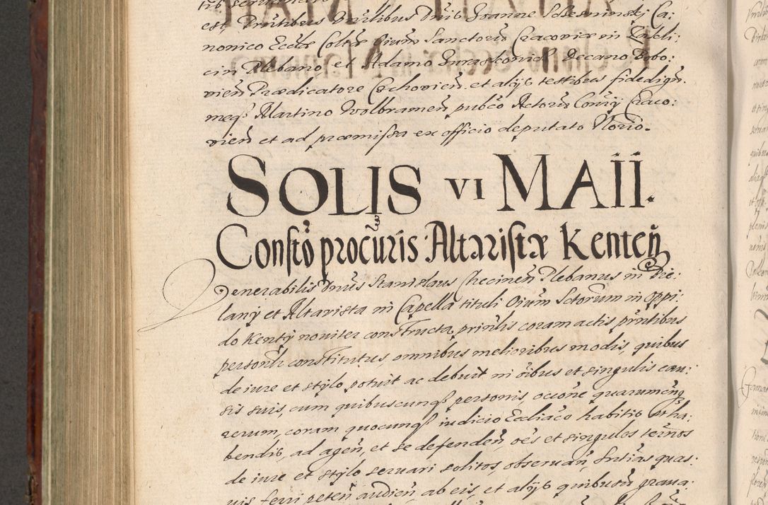 Zdjęcie nr 760 dla obiektu archiwalnego: Acta actorum causarum sententiarum tam diffinitiuarum quam interloquutorisrum decretorum obligationum quietationum procuratorum constitutionum etc. etc. coram Reverendo Domino Paulo Dembski Dei et Apostolice Sedis Gratia Episcopalo Dicensis Suffraganeo Canonico Vicario in Spiritualibus et Officiali Generali Cracoviensis ad Annum Domini Millesimum Sexcentesimum Undecimum cuius indictio octava pontificatus Sanctissimi Domini Nostri Domini Pauli Divina Providentia Papae Vti foeliciter continuantur