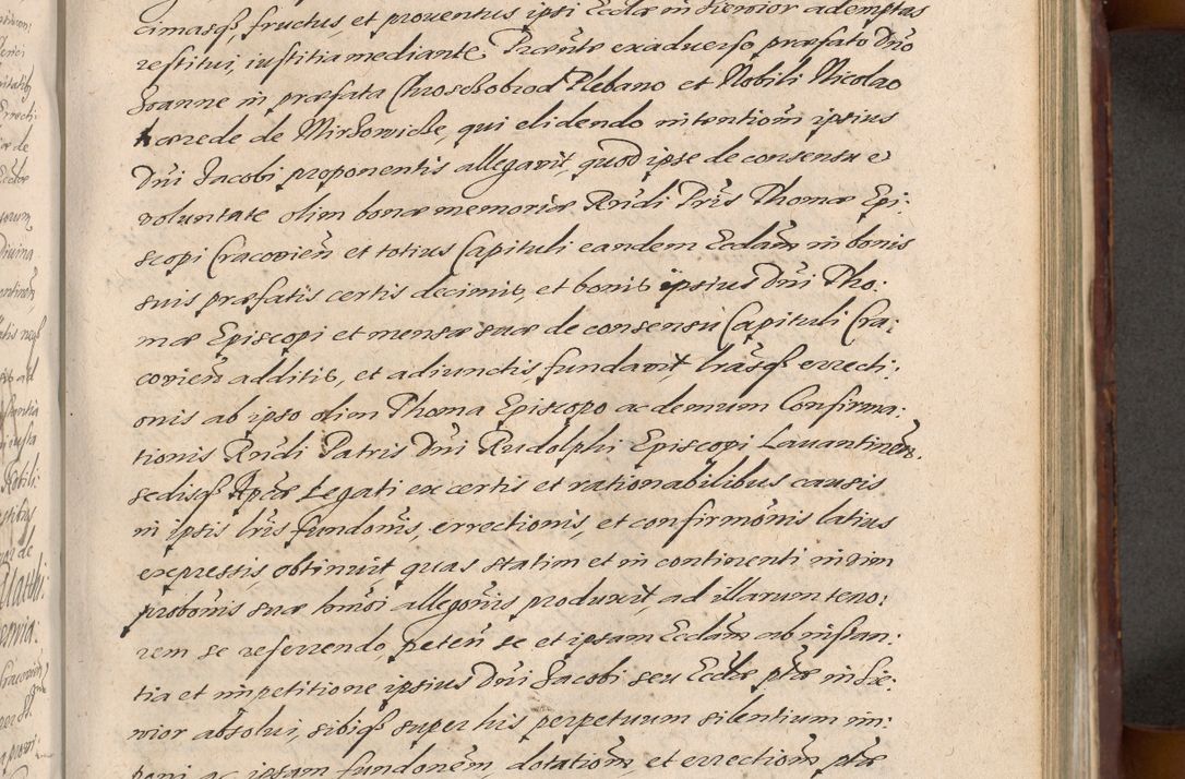 Zdjęcie nr 753 dla obiektu archiwalnego: Acta actorum causarum sententiarum tam diffinitiuarum quam interloquutorisrum decretorum obligationum quietationum procuratorum constitutionum etc. etc. coram Reverendo Domino Paulo Dembski Dei et Apostolice Sedis Gratia Episcopalo Dicensis Suffraganeo Canonico Vicario in Spiritualibus et Officiali Generali Cracoviensis ad Annum Domini Millesimum Sexcentesimum Undecimum cuius indictio octava pontificatus Sanctissimi Domini Nostri Domini Pauli Divina Providentia Papae Vti foeliciter continuantur