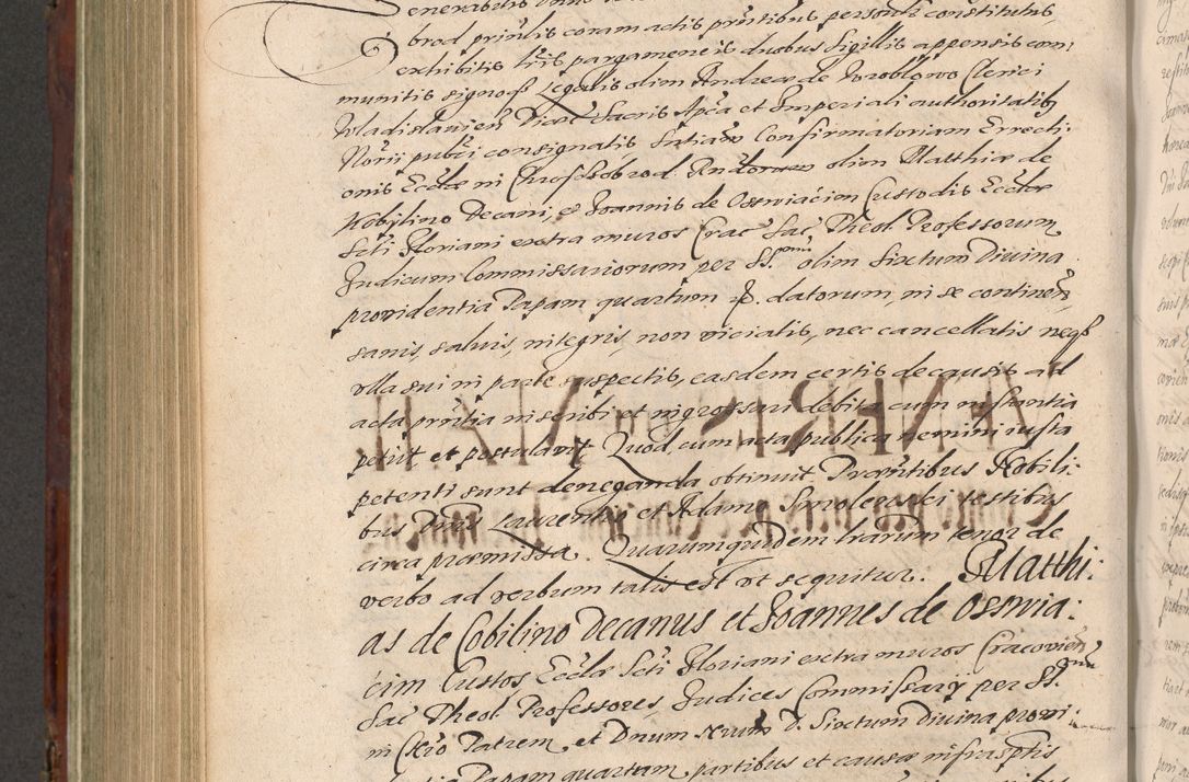Zdjęcie nr 752 dla obiektu archiwalnego: Acta actorum causarum sententiarum tam diffinitiuarum quam interloquutorisrum decretorum obligationum quietationum procuratorum constitutionum etc. etc. coram Reverendo Domino Paulo Dembski Dei et Apostolice Sedis Gratia Episcopalo Dicensis Suffraganeo Canonico Vicario in Spiritualibus et Officiali Generali Cracoviensis ad Annum Domini Millesimum Sexcentesimum Undecimum cuius indictio octava pontificatus Sanctissimi Domini Nostri Domini Pauli Divina Providentia Papae Vti foeliciter continuantur