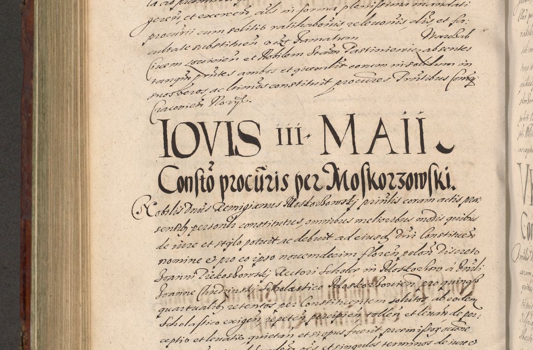 Zdjęcie nr 750 dla obiektu archiwalnego: Acta actorum causarum sententiarum tam diffinitiuarum quam interloquutorisrum decretorum obligationum quietationum procuratorum constitutionum etc. etc. coram Reverendo Domino Paulo Dembski Dei et Apostolice Sedis Gratia Episcopalo Dicensis Suffraganeo Canonico Vicario in Spiritualibus et Officiali Generali Cracoviensis ad Annum Domini Millesimum Sexcentesimum Undecimum cuius indictio octava pontificatus Sanctissimi Domini Nostri Domini Pauli Divina Providentia Papae Vti foeliciter continuantur
