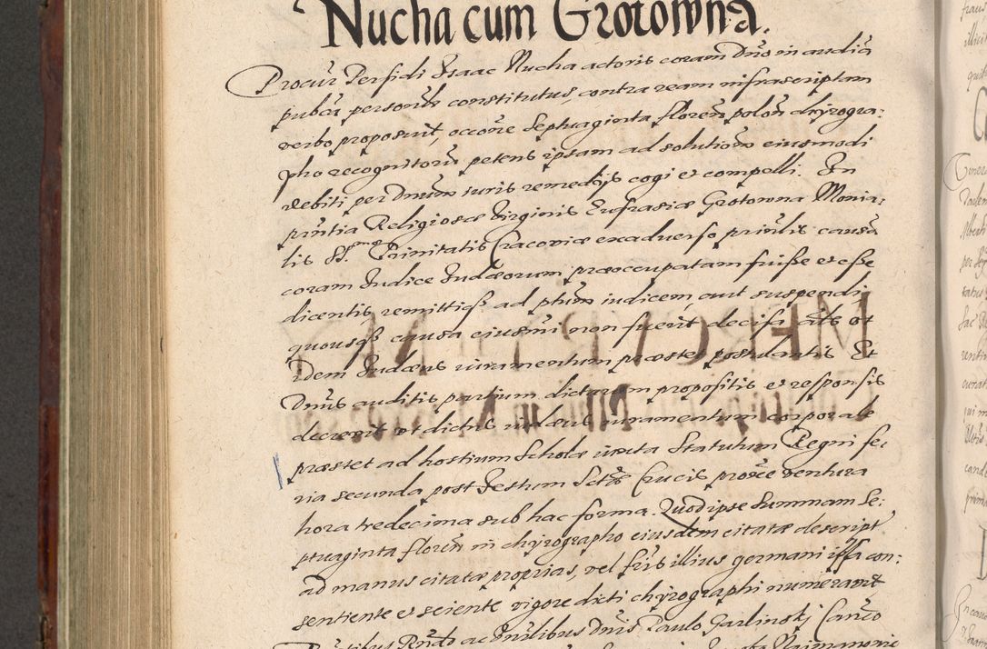 Zdjęcie nr 746 dla obiektu archiwalnego: Acta actorum causarum sententiarum tam diffinitiuarum quam interloquutorisrum decretorum obligationum quietationum procuratorum constitutionum etc. etc. coram Reverendo Domino Paulo Dembski Dei et Apostolice Sedis Gratia Episcopalo Dicensis Suffraganeo Canonico Vicario in Spiritualibus et Officiali Generali Cracoviensis ad Annum Domini Millesimum Sexcentesimum Undecimum cuius indictio octava pontificatus Sanctissimi Domini Nostri Domini Pauli Divina Providentia Papae Vti foeliciter continuantur
