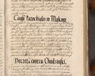 Zdjęcie nr 747 dla obiektu archiwalnego: Acta actorum causarum sententiarum tam diffinitiuarum quam interloquutorisrum decretorum obligationum quietationum procuratorum constitutionum etc. etc. coram Reverendo Domino Paulo Dembski Dei et Apostolice Sedis Gratia Episcopalo Dicensis Suffraganeo Canonico Vicario in Spiritualibus et Officiali Generali Cracoviensis ad Annum Domini Millesimum Sexcentesimum Undecimum cuius indictio octava pontificatus Sanctissimi Domini Nostri Domini Pauli Divina Providentia Papae Vti foeliciter continuantur