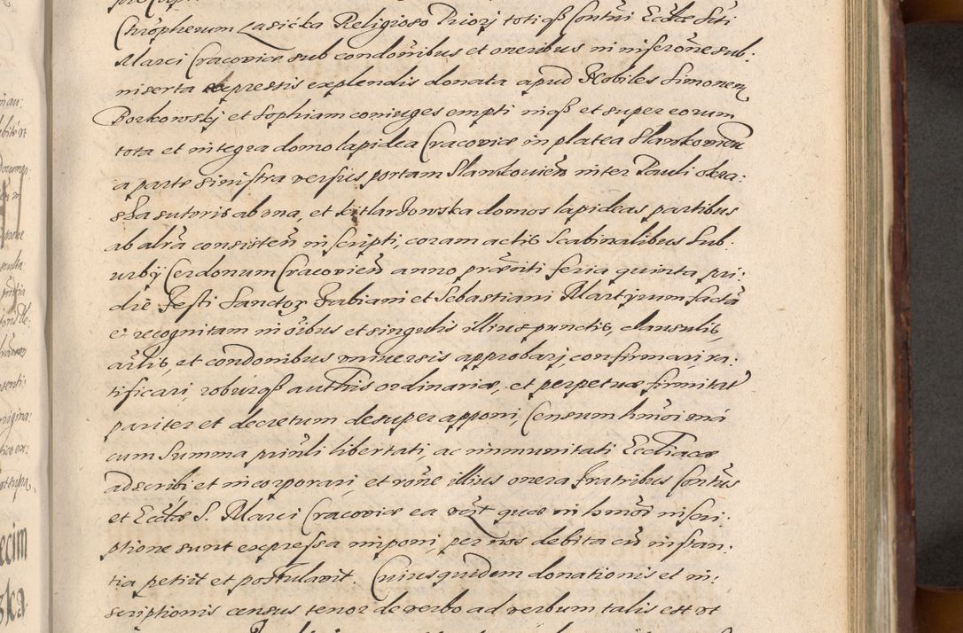Zdjęcie nr 729 dla obiektu archiwalnego: Acta actorum causarum sententiarum tam diffinitiuarum quam interloquutorisrum decretorum obligationum quietationum procuratorum constitutionum etc. etc. coram Reverendo Domino Paulo Dembski Dei et Apostolice Sedis Gratia Episcopalo Dicensis Suffraganeo Canonico Vicario in Spiritualibus et Officiali Generali Cracoviensis ad Annum Domini Millesimum Sexcentesimum Undecimum cuius indictio octava pontificatus Sanctissimi Domini Nostri Domini Pauli Divina Providentia Papae Vti foeliciter continuantur