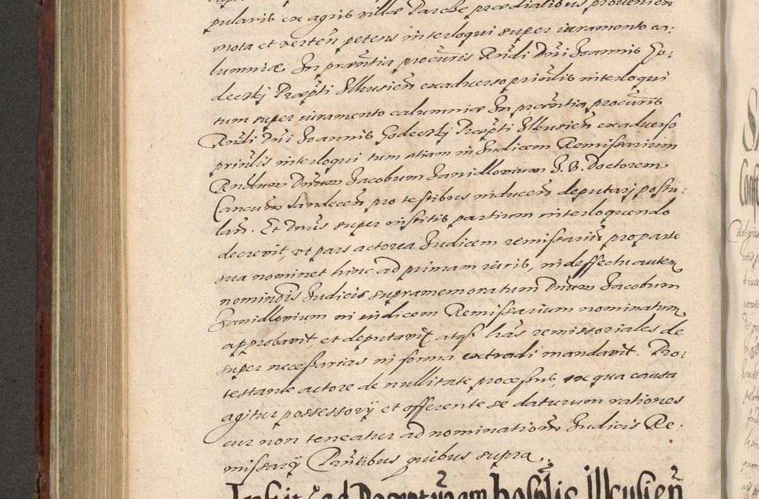 Zdjęcie nr 720 dla obiektu archiwalnego: Acta actorum causarum sententiarum tam diffinitiuarum quam interloquutorisrum decretorum obligationum quietationum procuratorum constitutionum etc. etc. coram Reverendo Domino Paulo Dembski Dei et Apostolice Sedis Gratia Episcopalo Dicensis Suffraganeo Canonico Vicario in Spiritualibus et Officiali Generali Cracoviensis ad Annum Domini Millesimum Sexcentesimum Undecimum cuius indictio octava pontificatus Sanctissimi Domini Nostri Domini Pauli Divina Providentia Papae Vti foeliciter continuantur