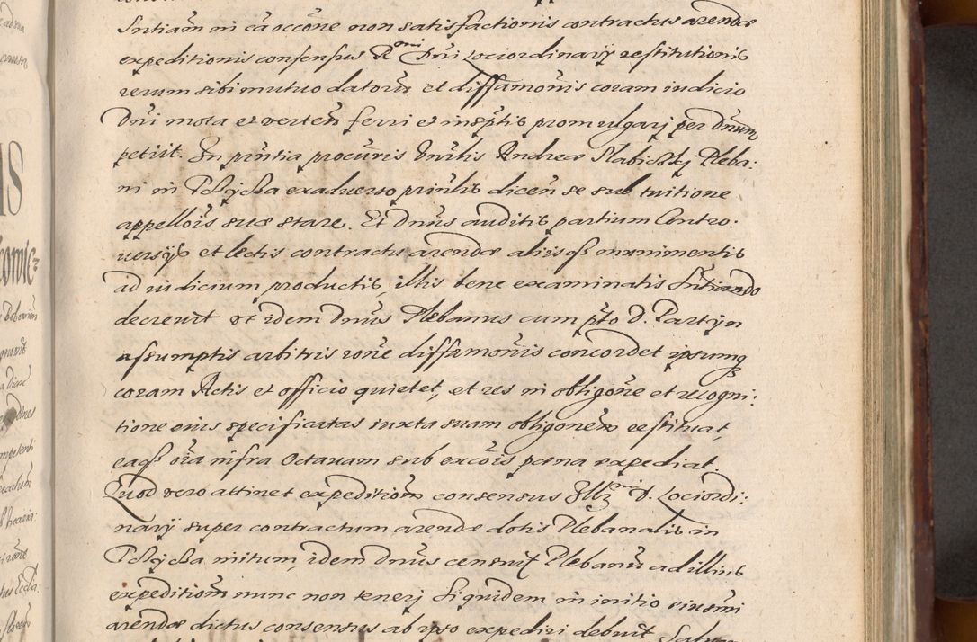 Zdjęcie nr 719 dla obiektu archiwalnego: Acta actorum causarum sententiarum tam diffinitiuarum quam interloquutorisrum decretorum obligationum quietationum procuratorum constitutionum etc. etc. coram Reverendo Domino Paulo Dembski Dei et Apostolice Sedis Gratia Episcopalo Dicensis Suffraganeo Canonico Vicario in Spiritualibus et Officiali Generali Cracoviensis ad Annum Domini Millesimum Sexcentesimum Undecimum cuius indictio octava pontificatus Sanctissimi Domini Nostri Domini Pauli Divina Providentia Papae Vti foeliciter continuantur