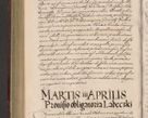 Zdjęcie nr 714 dla obiektu archiwalnego: Acta actorum causarum sententiarum tam diffinitiuarum quam interloquutorisrum decretorum obligationum quietationum procuratorum constitutionum etc. etc. coram Reverendo Domino Paulo Dembski Dei et Apostolice Sedis Gratia Episcopalo Dicensis Suffraganeo Canonico Vicario in Spiritualibus et Officiali Generali Cracoviensis ad Annum Domini Millesimum Sexcentesimum Undecimum cuius indictio octava pontificatus Sanctissimi Domini Nostri Domini Pauli Divina Providentia Papae Vti foeliciter continuantur