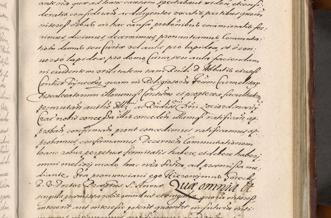 Zdjęcie nr 713 dla obiektu archiwalnego: Acta actorum causarum sententiarum tam diffinitiuarum quam interloquutorisrum decretorum obligationum quietationum procuratorum constitutionum etc. etc. coram Reverendo Domino Paulo Dembski Dei et Apostolice Sedis Gratia Episcopalo Dicensis Suffraganeo Canonico Vicario in Spiritualibus et Officiali Generali Cracoviensis ad Annum Domini Millesimum Sexcentesimum Undecimum cuius indictio octava pontificatus Sanctissimi Domini Nostri Domini Pauli Divina Providentia Papae Vti foeliciter continuantur