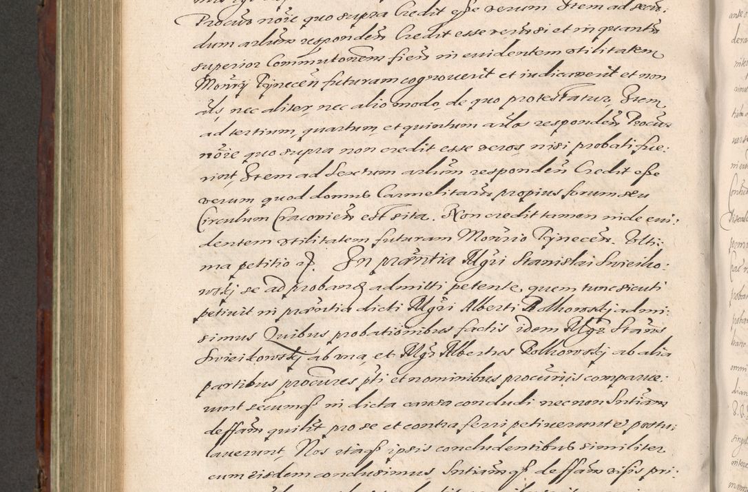 Zdjęcie nr 712 dla obiektu archiwalnego: Acta actorum causarum sententiarum tam diffinitiuarum quam interloquutorisrum decretorum obligationum quietationum procuratorum constitutionum etc. etc. coram Reverendo Domino Paulo Dembski Dei et Apostolice Sedis Gratia Episcopalo Dicensis Suffraganeo Canonico Vicario in Spiritualibus et Officiali Generali Cracoviensis ad Annum Domini Millesimum Sexcentesimum Undecimum cuius indictio octava pontificatus Sanctissimi Domini Nostri Domini Pauli Divina Providentia Papae Vti foeliciter continuantur