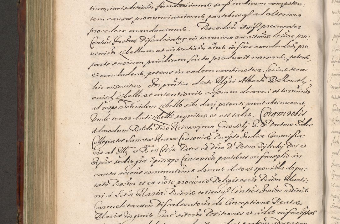 Zdjęcie nr 710 dla obiektu archiwalnego: Acta actorum causarum sententiarum tam diffinitiuarum quam interloquutorisrum decretorum obligationum quietationum procuratorum constitutionum etc. etc. coram Reverendo Domino Paulo Dembski Dei et Apostolice Sedis Gratia Episcopalo Dicensis Suffraganeo Canonico Vicario in Spiritualibus et Officiali Generali Cracoviensis ad Annum Domini Millesimum Sexcentesimum Undecimum cuius indictio octava pontificatus Sanctissimi Domini Nostri Domini Pauli Divina Providentia Papae Vti foeliciter continuantur