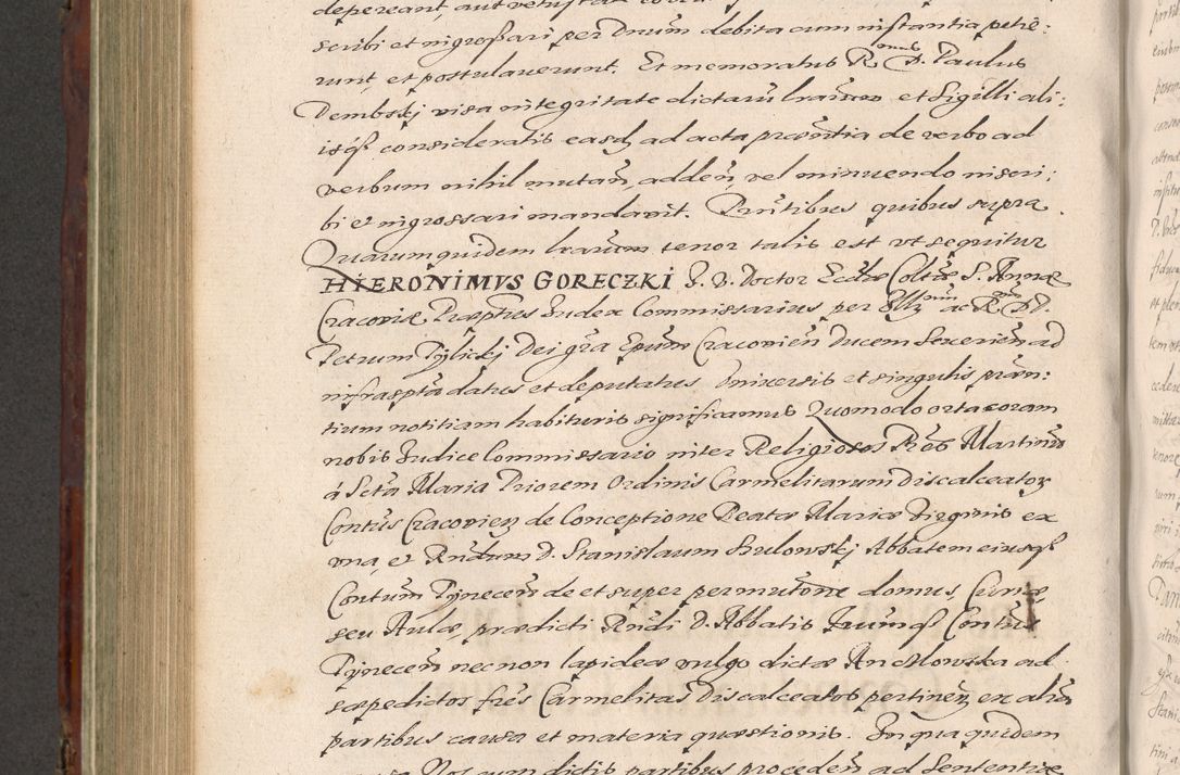 Zdjęcie nr 708 dla obiektu archiwalnego: Acta actorum causarum sententiarum tam diffinitiuarum quam interloquutorisrum decretorum obligationum quietationum procuratorum constitutionum etc. etc. coram Reverendo Domino Paulo Dembski Dei et Apostolice Sedis Gratia Episcopalo Dicensis Suffraganeo Canonico Vicario in Spiritualibus et Officiali Generali Cracoviensis ad Annum Domini Millesimum Sexcentesimum Undecimum cuius indictio octava pontificatus Sanctissimi Domini Nostri Domini Pauli Divina Providentia Papae Vti foeliciter continuantur