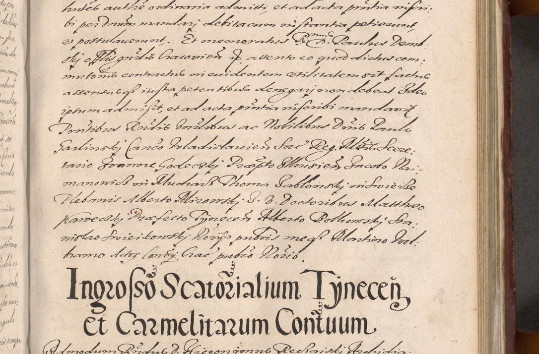 Zdjęcie nr 707 dla obiektu archiwalnego: Acta actorum causarum sententiarum tam diffinitiuarum quam interloquutorisrum decretorum obligationum quietationum procuratorum constitutionum etc. etc. coram Reverendo Domino Paulo Dembski Dei et Apostolice Sedis Gratia Episcopalo Dicensis Suffraganeo Canonico Vicario in Spiritualibus et Officiali Generali Cracoviensis ad Annum Domini Millesimum Sexcentesimum Undecimum cuius indictio octava pontificatus Sanctissimi Domini Nostri Domini Pauli Divina Providentia Papae Vti foeliciter continuantur