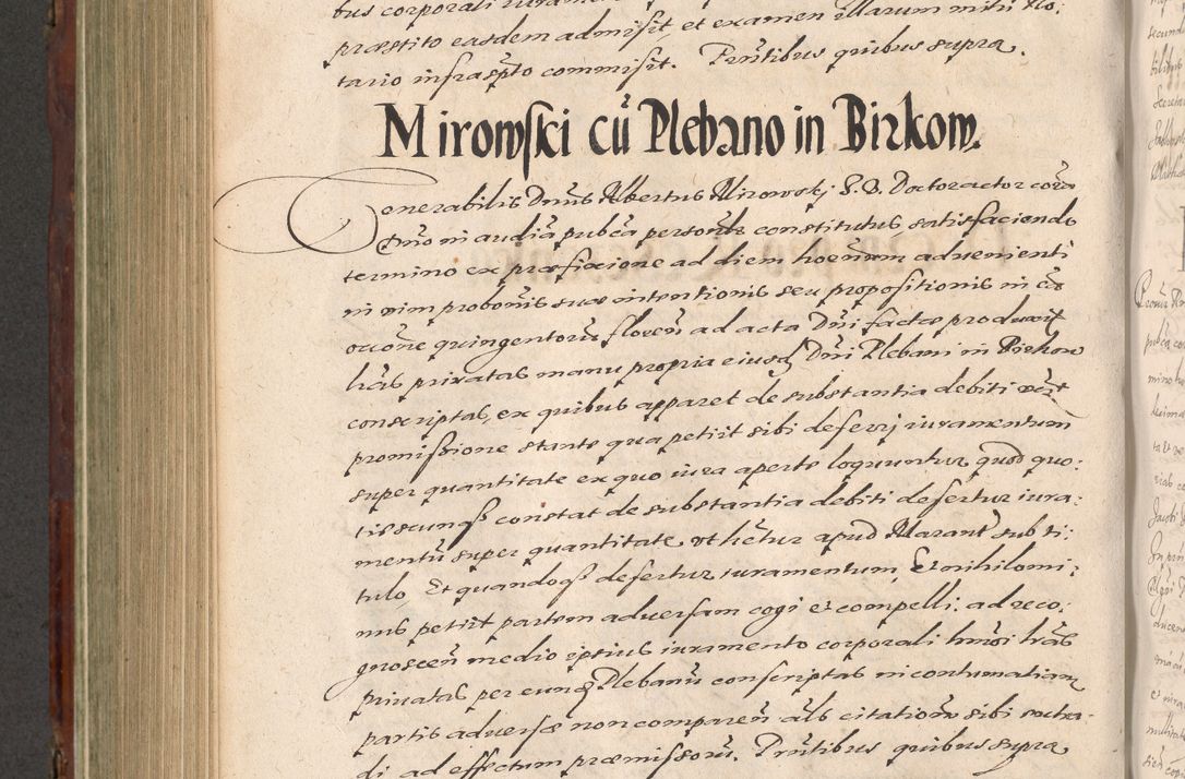 Zdjęcie nr 702 dla obiektu archiwalnego: Acta actorum causarum sententiarum tam diffinitiuarum quam interloquutorisrum decretorum obligationum quietationum procuratorum constitutionum etc. etc. coram Reverendo Domino Paulo Dembski Dei et Apostolice Sedis Gratia Episcopalo Dicensis Suffraganeo Canonico Vicario in Spiritualibus et Officiali Generali Cracoviensis ad Annum Domini Millesimum Sexcentesimum Undecimum cuius indictio octava pontificatus Sanctissimi Domini Nostri Domini Pauli Divina Providentia Papae Vti foeliciter continuantur