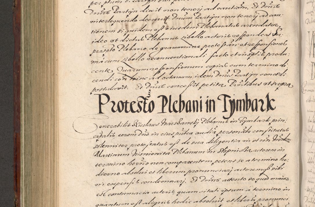 Zdjęcie nr 698 dla obiektu archiwalnego: Acta actorum causarum sententiarum tam diffinitiuarum quam interloquutorisrum decretorum obligationum quietationum procuratorum constitutionum etc. etc. coram Reverendo Domino Paulo Dembski Dei et Apostolice Sedis Gratia Episcopalo Dicensis Suffraganeo Canonico Vicario in Spiritualibus et Officiali Generali Cracoviensis ad Annum Domini Millesimum Sexcentesimum Undecimum cuius indictio octava pontificatus Sanctissimi Domini Nostri Domini Pauli Divina Providentia Papae Vti foeliciter continuantur