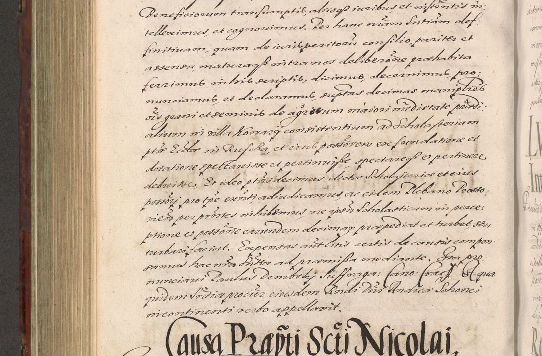Zdjęcie nr 686 dla obiektu archiwalnego: Acta actorum causarum sententiarum tam diffinitiuarum quam interloquutorisrum decretorum obligationum quietationum procuratorum constitutionum etc. etc. coram Reverendo Domino Paulo Dembski Dei et Apostolice Sedis Gratia Episcopalo Dicensis Suffraganeo Canonico Vicario in Spiritualibus et Officiali Generali Cracoviensis ad Annum Domini Millesimum Sexcentesimum Undecimum cuius indictio octava pontificatus Sanctissimi Domini Nostri Domini Pauli Divina Providentia Papae Vti foeliciter continuantur