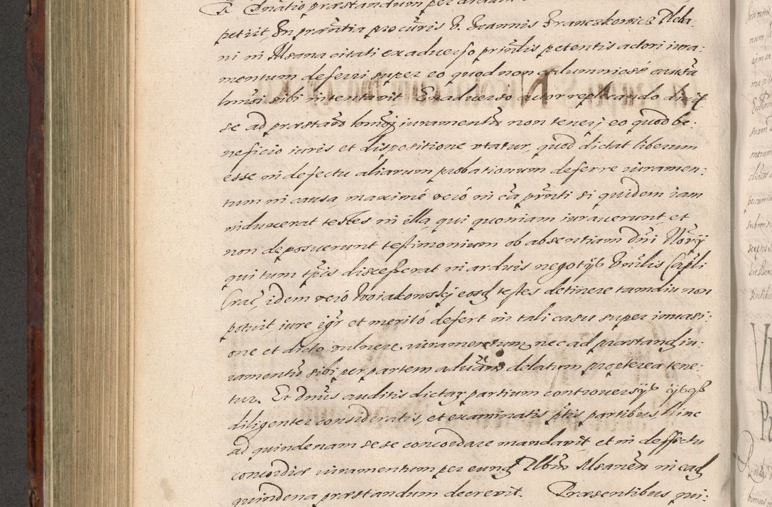 Zdjęcie nr 682 dla obiektu archiwalnego: Acta actorum causarum sententiarum tam diffinitiuarum quam interloquutorisrum decretorum obligationum quietationum procuratorum constitutionum etc. etc. coram Reverendo Domino Paulo Dembski Dei et Apostolice Sedis Gratia Episcopalo Dicensis Suffraganeo Canonico Vicario in Spiritualibus et Officiali Generali Cracoviensis ad Annum Domini Millesimum Sexcentesimum Undecimum cuius indictio octava pontificatus Sanctissimi Domini Nostri Domini Pauli Divina Providentia Papae Vti foeliciter continuantur