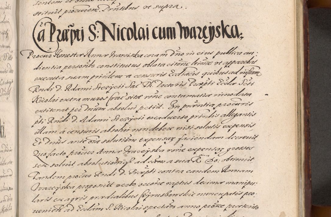 Zdjęcie nr 681 dla obiektu archiwalnego: Acta actorum causarum sententiarum tam diffinitiuarum quam interloquutorisrum decretorum obligationum quietationum procuratorum constitutionum etc. etc. coram Reverendo Domino Paulo Dembski Dei et Apostolice Sedis Gratia Episcopalo Dicensis Suffraganeo Canonico Vicario in Spiritualibus et Officiali Generali Cracoviensis ad Annum Domini Millesimum Sexcentesimum Undecimum cuius indictio octava pontificatus Sanctissimi Domini Nostri Domini Pauli Divina Providentia Papae Vti foeliciter continuantur