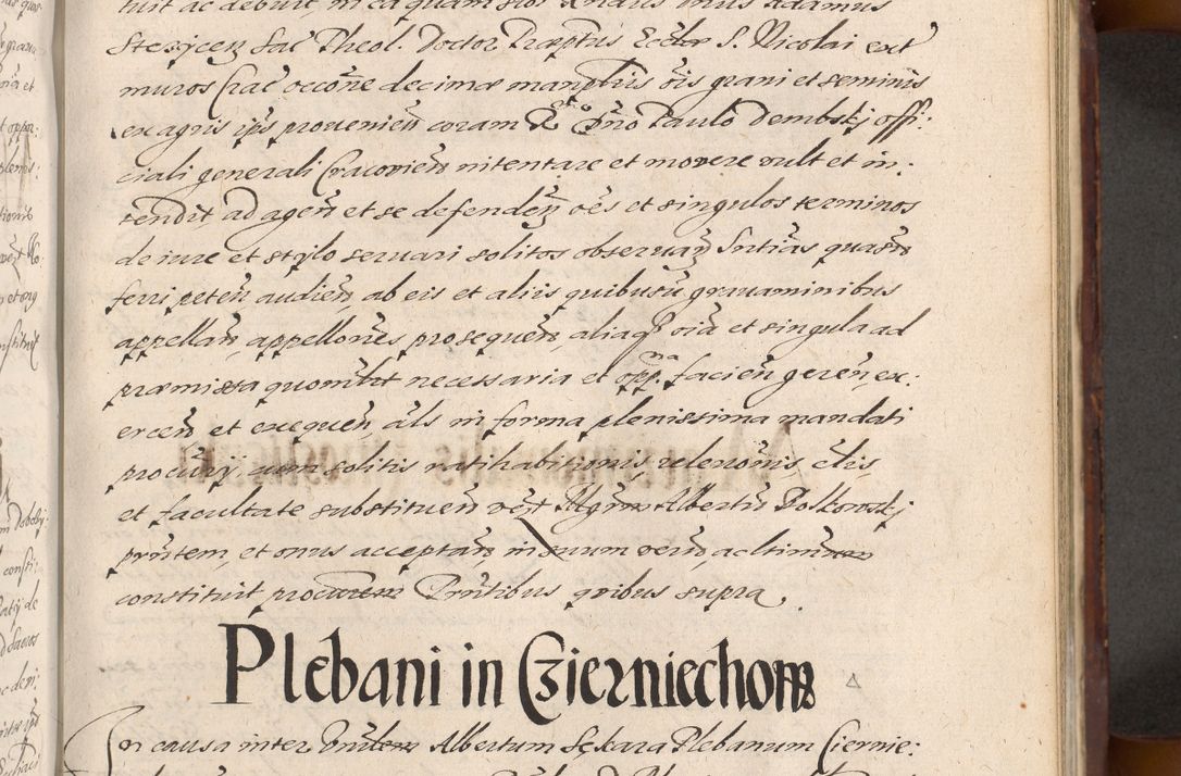 Zdjęcie nr 679 dla obiektu archiwalnego: Acta actorum causarum sententiarum tam diffinitiuarum quam interloquutorisrum decretorum obligationum quietationum procuratorum constitutionum etc. etc. coram Reverendo Domino Paulo Dembski Dei et Apostolice Sedis Gratia Episcopalo Dicensis Suffraganeo Canonico Vicario in Spiritualibus et Officiali Generali Cracoviensis ad Annum Domini Millesimum Sexcentesimum Undecimum cuius indictio octava pontificatus Sanctissimi Domini Nostri Domini Pauli Divina Providentia Papae Vti foeliciter continuantur