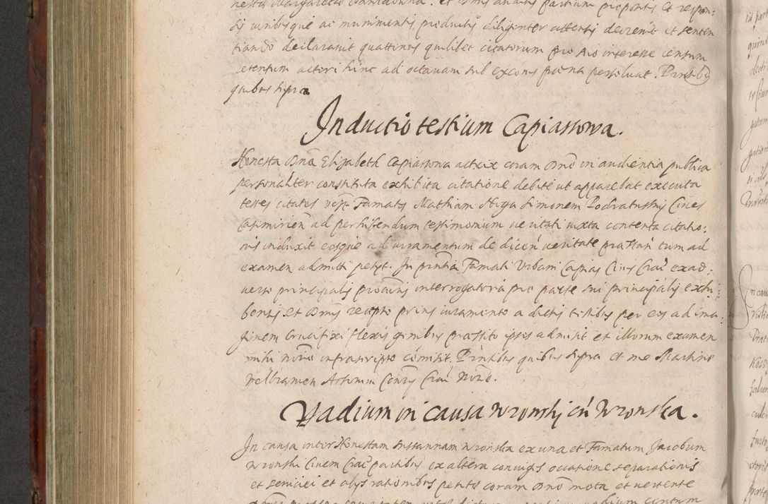 Zdjęcie nr 672 dla obiektu archiwalnego: Acta actorum causarum sententiarum tam diffinitiuarum quam interloquutorisrum decretorum obligationum quietationum procuratorum constitutionum etc. etc. coram Reverendo Domino Paulo Dembski Dei et Apostolice Sedis Gratia Episcopalo Dicensis Suffraganeo Canonico Vicario in Spiritualibus et Officiali Generali Cracoviensis ad Annum Domini Millesimum Sexcentesimum Undecimum cuius indictio octava pontificatus Sanctissimi Domini Nostri Domini Pauli Divina Providentia Papae Vti foeliciter continuantur