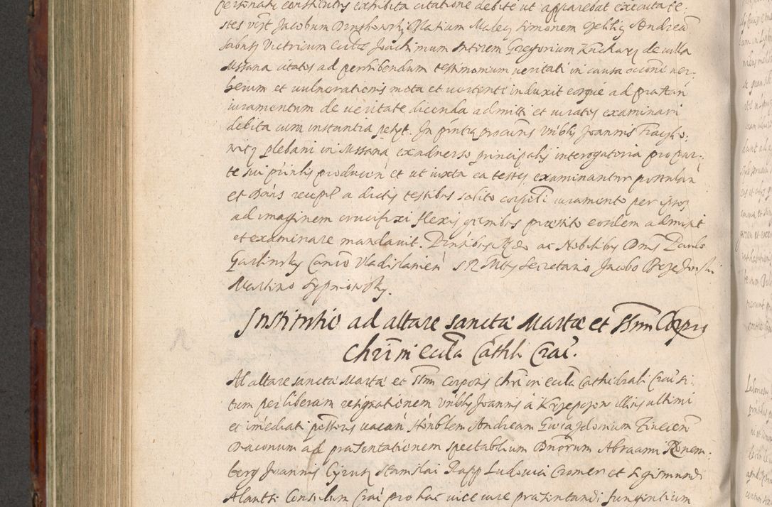 Zdjęcie nr 668 dla obiektu archiwalnego: Acta actorum causarum sententiarum tam diffinitiuarum quam interloquutorisrum decretorum obligationum quietationum procuratorum constitutionum etc. etc. coram Reverendo Domino Paulo Dembski Dei et Apostolice Sedis Gratia Episcopalo Dicensis Suffraganeo Canonico Vicario in Spiritualibus et Officiali Generali Cracoviensis ad Annum Domini Millesimum Sexcentesimum Undecimum cuius indictio octava pontificatus Sanctissimi Domini Nostri Domini Pauli Divina Providentia Papae Vti foeliciter continuantur