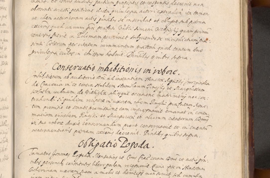 Zdjęcie nr 665 dla obiektu archiwalnego: Acta actorum causarum sententiarum tam diffinitiuarum quam interloquutorisrum decretorum obligationum quietationum procuratorum constitutionum etc. etc. coram Reverendo Domino Paulo Dembski Dei et Apostolice Sedis Gratia Episcopalo Dicensis Suffraganeo Canonico Vicario in Spiritualibus et Officiali Generali Cracoviensis ad Annum Domini Millesimum Sexcentesimum Undecimum cuius indictio octava pontificatus Sanctissimi Domini Nostri Domini Pauli Divina Providentia Papae Vti foeliciter continuantur