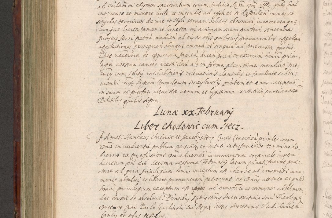 Zdjęcie nr 660 dla obiektu archiwalnego: Acta actorum causarum sententiarum tam diffinitiuarum quam interloquutorisrum decretorum obligationum quietationum procuratorum constitutionum etc. etc. coram Reverendo Domino Paulo Dembski Dei et Apostolice Sedis Gratia Episcopalo Dicensis Suffraganeo Canonico Vicario in Spiritualibus et Officiali Generali Cracoviensis ad Annum Domini Millesimum Sexcentesimum Undecimum cuius indictio octava pontificatus Sanctissimi Domini Nostri Domini Pauli Divina Providentia Papae Vti foeliciter continuantur