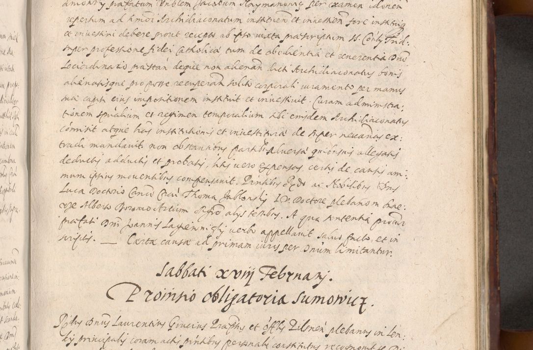 Zdjęcie nr 659 dla obiektu archiwalnego: Acta actorum causarum sententiarum tam diffinitiuarum quam interloquutorisrum decretorum obligationum quietationum procuratorum constitutionum etc. etc. coram Reverendo Domino Paulo Dembski Dei et Apostolice Sedis Gratia Episcopalo Dicensis Suffraganeo Canonico Vicario in Spiritualibus et Officiali Generali Cracoviensis ad Annum Domini Millesimum Sexcentesimum Undecimum cuius indictio octava pontificatus Sanctissimi Domini Nostri Domini Pauli Divina Providentia Papae Vti foeliciter continuantur
