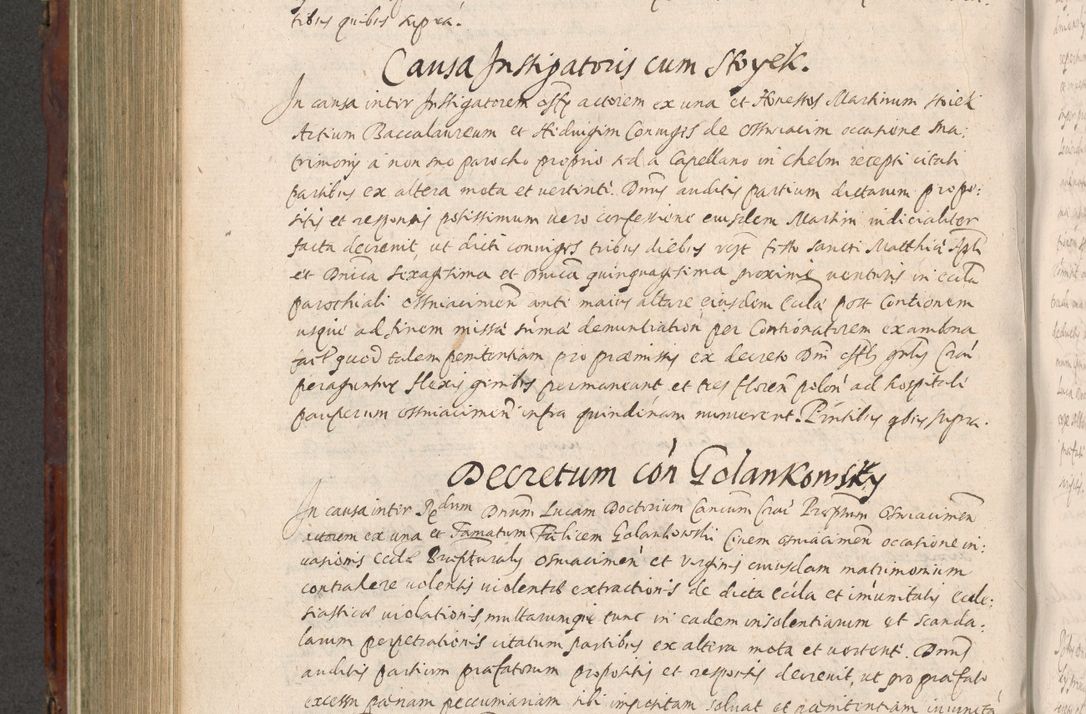 Zdjęcie nr 658 dla obiektu archiwalnego: Acta actorum causarum sententiarum tam diffinitiuarum quam interloquutorisrum decretorum obligationum quietationum procuratorum constitutionum etc. etc. coram Reverendo Domino Paulo Dembski Dei et Apostolice Sedis Gratia Episcopalo Dicensis Suffraganeo Canonico Vicario in Spiritualibus et Officiali Generali Cracoviensis ad Annum Domini Millesimum Sexcentesimum Undecimum cuius indictio octava pontificatus Sanctissimi Domini Nostri Domini Pauli Divina Providentia Papae Vti foeliciter continuantur
