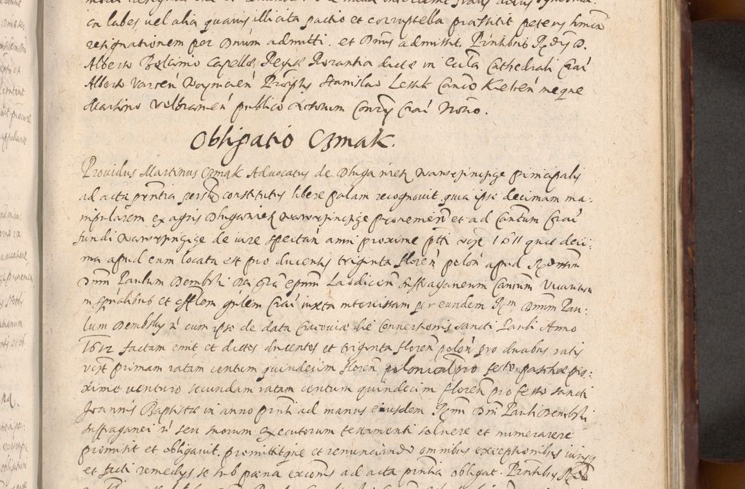 Zdjęcie nr 657 dla obiektu archiwalnego: Acta actorum causarum sententiarum tam diffinitiuarum quam interloquutorisrum decretorum obligationum quietationum procuratorum constitutionum etc. etc. coram Reverendo Domino Paulo Dembski Dei et Apostolice Sedis Gratia Episcopalo Dicensis Suffraganeo Canonico Vicario in Spiritualibus et Officiali Generali Cracoviensis ad Annum Domini Millesimum Sexcentesimum Undecimum cuius indictio octava pontificatus Sanctissimi Domini Nostri Domini Pauli Divina Providentia Papae Vti foeliciter continuantur