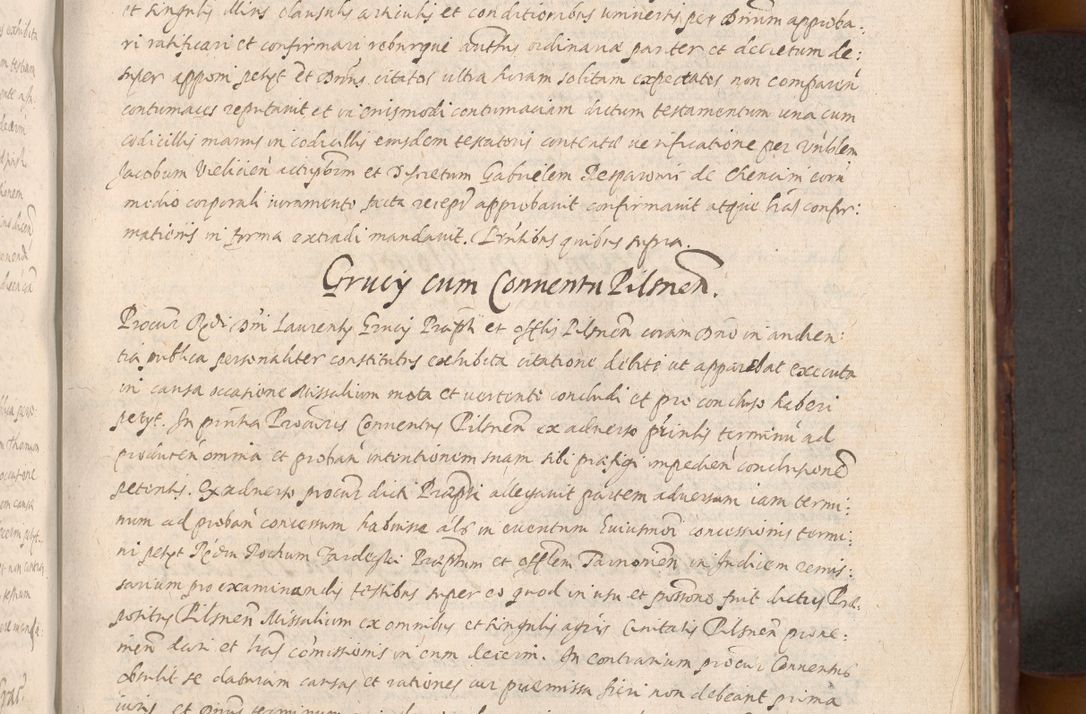 Zdjęcie nr 655 dla obiektu archiwalnego: Acta actorum causarum sententiarum tam diffinitiuarum quam interloquutorisrum decretorum obligationum quietationum procuratorum constitutionum etc. etc. coram Reverendo Domino Paulo Dembski Dei et Apostolice Sedis Gratia Episcopalo Dicensis Suffraganeo Canonico Vicario in Spiritualibus et Officiali Generali Cracoviensis ad Annum Domini Millesimum Sexcentesimum Undecimum cuius indictio octava pontificatus Sanctissimi Domini Nostri Domini Pauli Divina Providentia Papae Vti foeliciter continuantur