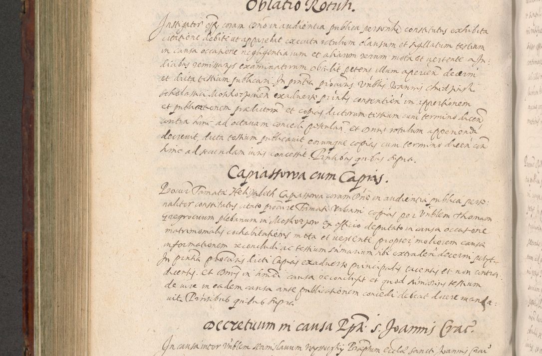 Zdjęcie nr 654 dla obiektu archiwalnego: Acta actorum causarum sententiarum tam diffinitiuarum quam interloquutorisrum decretorum obligationum quietationum procuratorum constitutionum etc. etc. coram Reverendo Domino Paulo Dembski Dei et Apostolice Sedis Gratia Episcopalo Dicensis Suffraganeo Canonico Vicario in Spiritualibus et Officiali Generali Cracoviensis ad Annum Domini Millesimum Sexcentesimum Undecimum cuius indictio octava pontificatus Sanctissimi Domini Nostri Domini Pauli Divina Providentia Papae Vti foeliciter continuantur