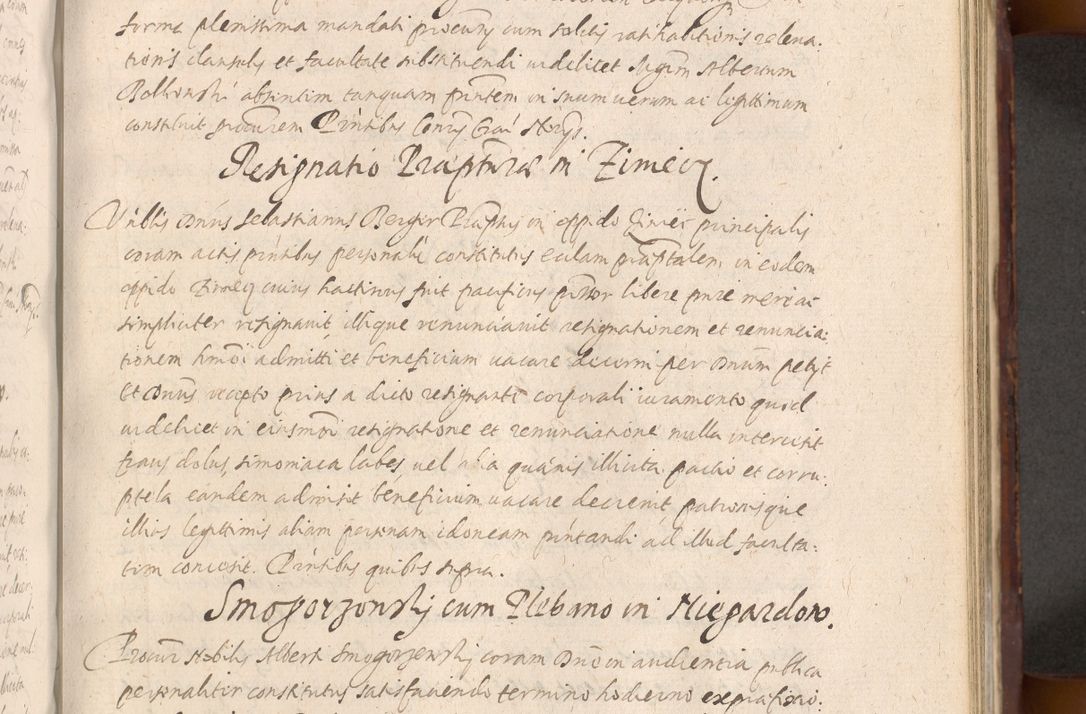 Zdjęcie nr 645 dla obiektu archiwalnego: Acta actorum causarum sententiarum tam diffinitiuarum quam interloquutorisrum decretorum obligationum quietationum procuratorum constitutionum etc. etc. coram Reverendo Domino Paulo Dembski Dei et Apostolice Sedis Gratia Episcopalo Dicensis Suffraganeo Canonico Vicario in Spiritualibus et Officiali Generali Cracoviensis ad Annum Domini Millesimum Sexcentesimum Undecimum cuius indictio octava pontificatus Sanctissimi Domini Nostri Domini Pauli Divina Providentia Papae Vti foeliciter continuantur