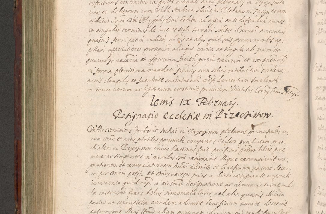 Zdjęcie nr 644 dla obiektu archiwalnego: Acta actorum causarum sententiarum tam diffinitiuarum quam interloquutorisrum decretorum obligationum quietationum procuratorum constitutionum etc. etc. coram Reverendo Domino Paulo Dembski Dei et Apostolice Sedis Gratia Episcopalo Dicensis Suffraganeo Canonico Vicario in Spiritualibus et Officiali Generali Cracoviensis ad Annum Domini Millesimum Sexcentesimum Undecimum cuius indictio octava pontificatus Sanctissimi Domini Nostri Domini Pauli Divina Providentia Papae Vti foeliciter continuantur