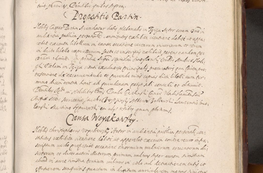Zdjęcie nr 641 dla obiektu archiwalnego: Acta actorum causarum sententiarum tam diffinitiuarum quam interloquutorisrum decretorum obligationum quietationum procuratorum constitutionum etc. etc. coram Reverendo Domino Paulo Dembski Dei et Apostolice Sedis Gratia Episcopalo Dicensis Suffraganeo Canonico Vicario in Spiritualibus et Officiali Generali Cracoviensis ad Annum Domini Millesimum Sexcentesimum Undecimum cuius indictio octava pontificatus Sanctissimi Domini Nostri Domini Pauli Divina Providentia Papae Vti foeliciter continuantur