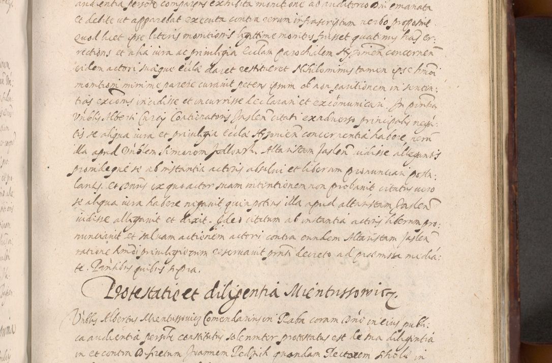 Zdjęcie nr 639 dla obiektu archiwalnego: Acta actorum causarum sententiarum tam diffinitiuarum quam interloquutorisrum decretorum obligationum quietationum procuratorum constitutionum etc. etc. coram Reverendo Domino Paulo Dembski Dei et Apostolice Sedis Gratia Episcopalo Dicensis Suffraganeo Canonico Vicario in Spiritualibus et Officiali Generali Cracoviensis ad Annum Domini Millesimum Sexcentesimum Undecimum cuius indictio octava pontificatus Sanctissimi Domini Nostri Domini Pauli Divina Providentia Papae Vti foeliciter continuantur