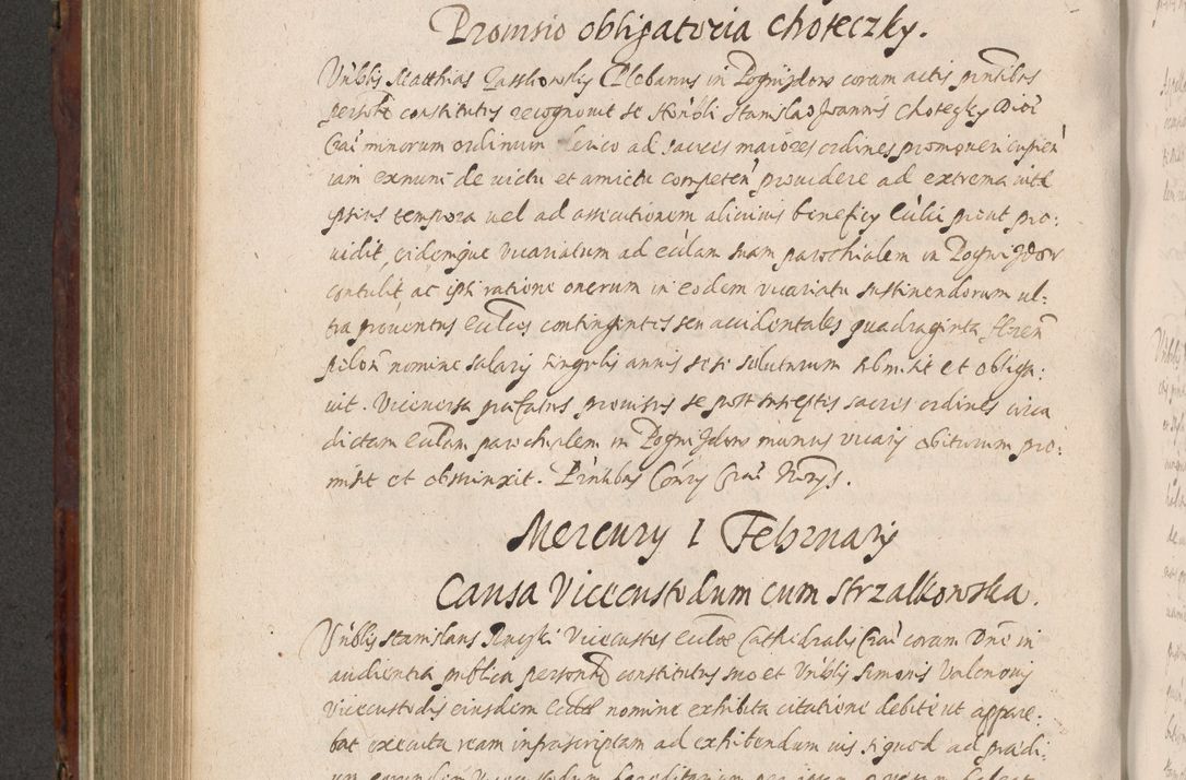 Zdjęcie nr 636 dla obiektu archiwalnego: Acta actorum causarum sententiarum tam diffinitiuarum quam interloquutorisrum decretorum obligationum quietationum procuratorum constitutionum etc. etc. coram Reverendo Domino Paulo Dembski Dei et Apostolice Sedis Gratia Episcopalo Dicensis Suffraganeo Canonico Vicario in Spiritualibus et Officiali Generali Cracoviensis ad Annum Domini Millesimum Sexcentesimum Undecimum cuius indictio octava pontificatus Sanctissimi Domini Nostri Domini Pauli Divina Providentia Papae Vti foeliciter continuantur