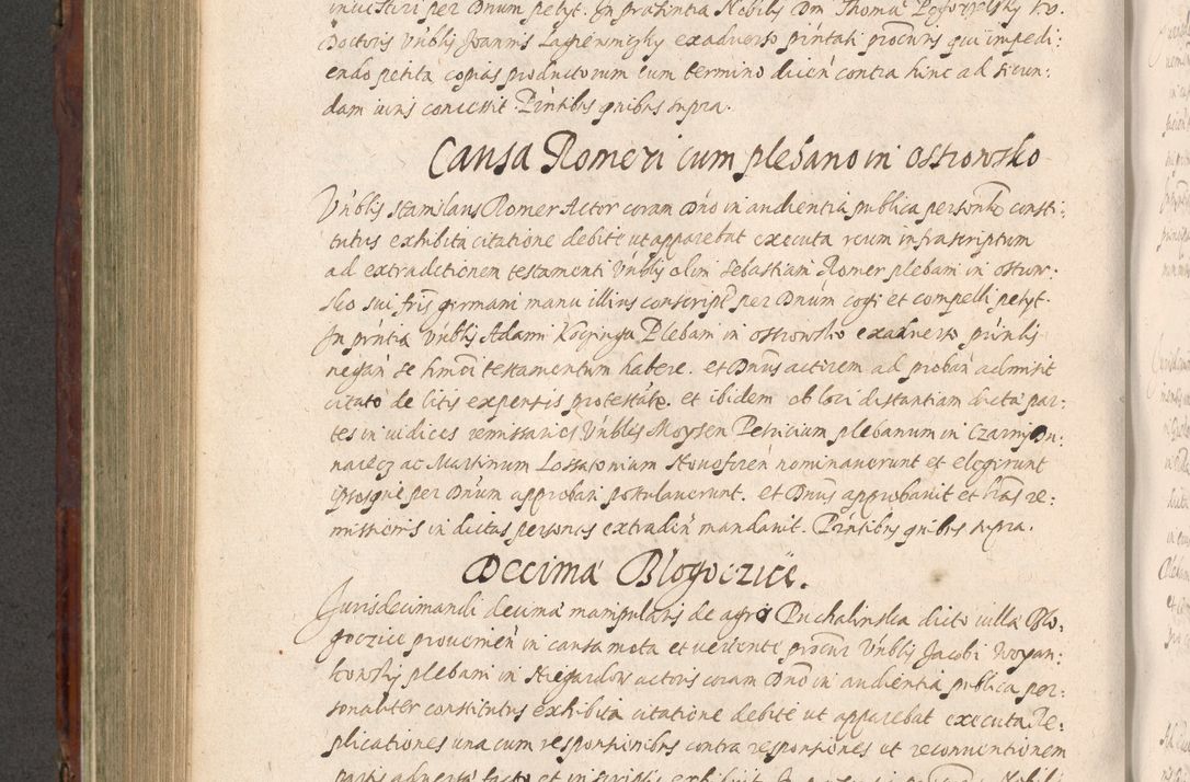 Zdjęcie nr 634 dla obiektu archiwalnego: Acta actorum causarum sententiarum tam diffinitiuarum quam interloquutorisrum decretorum obligationum quietationum procuratorum constitutionum etc. etc. coram Reverendo Domino Paulo Dembski Dei et Apostolice Sedis Gratia Episcopalo Dicensis Suffraganeo Canonico Vicario in Spiritualibus et Officiali Generali Cracoviensis ad Annum Domini Millesimum Sexcentesimum Undecimum cuius indictio octava pontificatus Sanctissimi Domini Nostri Domini Pauli Divina Providentia Papae Vti foeliciter continuantur