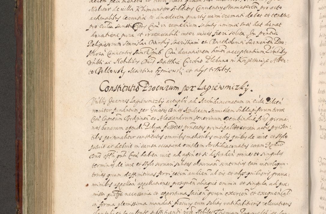 Zdjęcie nr 632 dla obiektu archiwalnego: Acta actorum causarum sententiarum tam diffinitiuarum quam interloquutorisrum decretorum obligationum quietationum procuratorum constitutionum etc. etc. coram Reverendo Domino Paulo Dembski Dei et Apostolice Sedis Gratia Episcopalo Dicensis Suffraganeo Canonico Vicario in Spiritualibus et Officiali Generali Cracoviensis ad Annum Domini Millesimum Sexcentesimum Undecimum cuius indictio octava pontificatus Sanctissimi Domini Nostri Domini Pauli Divina Providentia Papae Vti foeliciter continuantur