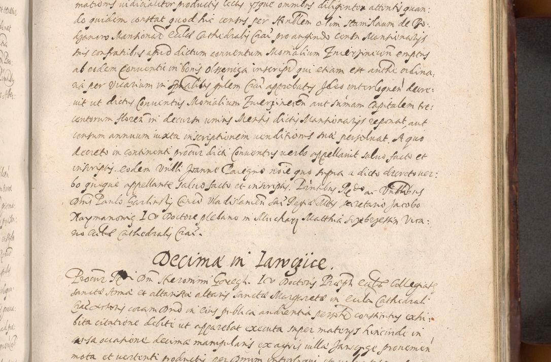 Zdjęcie nr 633 dla obiektu archiwalnego: Acta actorum causarum sententiarum tam diffinitiuarum quam interloquutorisrum decretorum obligationum quietationum procuratorum constitutionum etc. etc. coram Reverendo Domino Paulo Dembski Dei et Apostolice Sedis Gratia Episcopalo Dicensis Suffraganeo Canonico Vicario in Spiritualibus et Officiali Generali Cracoviensis ad Annum Domini Millesimum Sexcentesimum Undecimum cuius indictio octava pontificatus Sanctissimi Domini Nostri Domini Pauli Divina Providentia Papae Vti foeliciter continuantur