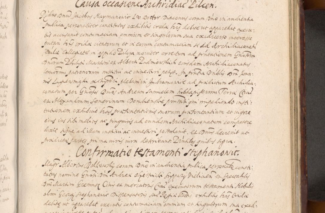 Zdjęcie nr 623 dla obiektu archiwalnego: Acta actorum causarum sententiarum tam diffinitiuarum quam interloquutorisrum decretorum obligationum quietationum procuratorum constitutionum etc. etc. coram Reverendo Domino Paulo Dembski Dei et Apostolice Sedis Gratia Episcopalo Dicensis Suffraganeo Canonico Vicario in Spiritualibus et Officiali Generali Cracoviensis ad Annum Domini Millesimum Sexcentesimum Undecimum cuius indictio octava pontificatus Sanctissimi Domini Nostri Domini Pauli Divina Providentia Papae Vti foeliciter continuantur