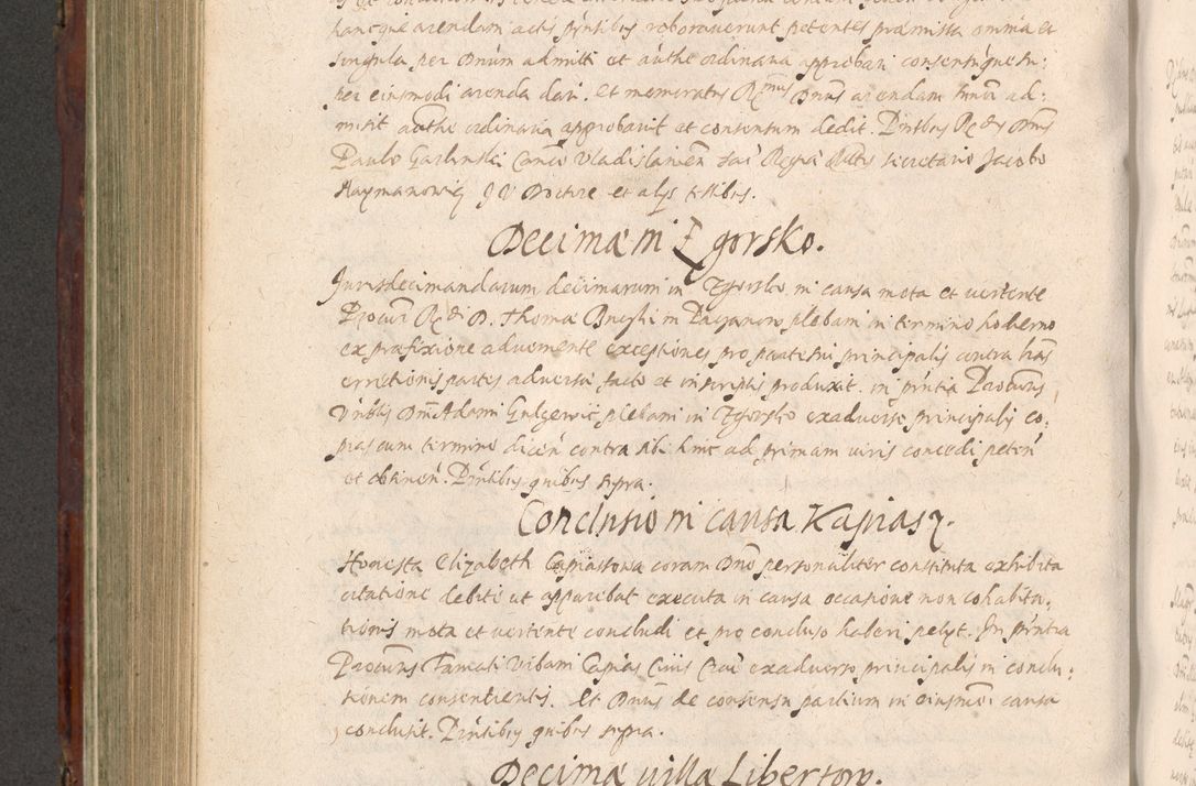 Zdjęcie nr 622 dla obiektu archiwalnego: Acta actorum causarum sententiarum tam diffinitiuarum quam interloquutorisrum decretorum obligationum quietationum procuratorum constitutionum etc. etc. coram Reverendo Domino Paulo Dembski Dei et Apostolice Sedis Gratia Episcopalo Dicensis Suffraganeo Canonico Vicario in Spiritualibus et Officiali Generali Cracoviensis ad Annum Domini Millesimum Sexcentesimum Undecimum cuius indictio octava pontificatus Sanctissimi Domini Nostri Domini Pauli Divina Providentia Papae Vti foeliciter continuantur