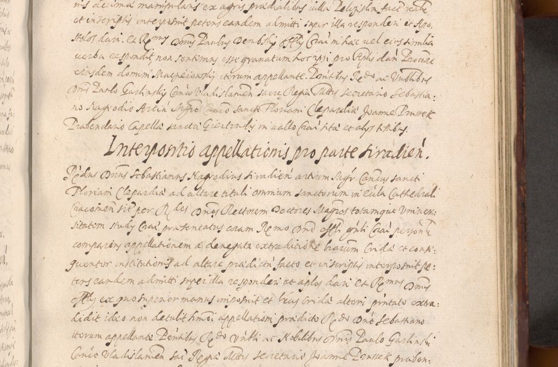 Zdjęcie nr 621 dla obiektu archiwalnego: Acta actorum causarum sententiarum tam diffinitiuarum quam interloquutorisrum decretorum obligationum quietationum procuratorum constitutionum etc. etc. coram Reverendo Domino Paulo Dembski Dei et Apostolice Sedis Gratia Episcopalo Dicensis Suffraganeo Canonico Vicario in Spiritualibus et Officiali Generali Cracoviensis ad Annum Domini Millesimum Sexcentesimum Undecimum cuius indictio octava pontificatus Sanctissimi Domini Nostri Domini Pauli Divina Providentia Papae Vti foeliciter continuantur