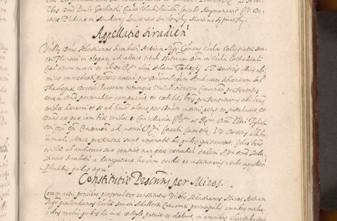 Zdjęcie nr 617 dla obiektu archiwalnego: Acta actorum causarum sententiarum tam diffinitiuarum quam interloquutorisrum decretorum obligationum quietationum procuratorum constitutionum etc. etc. coram Reverendo Domino Paulo Dembski Dei et Apostolice Sedis Gratia Episcopalo Dicensis Suffraganeo Canonico Vicario in Spiritualibus et Officiali Generali Cracoviensis ad Annum Domini Millesimum Sexcentesimum Undecimum cuius indictio octava pontificatus Sanctissimi Domini Nostri Domini Pauli Divina Providentia Papae Vti foeliciter continuantur
