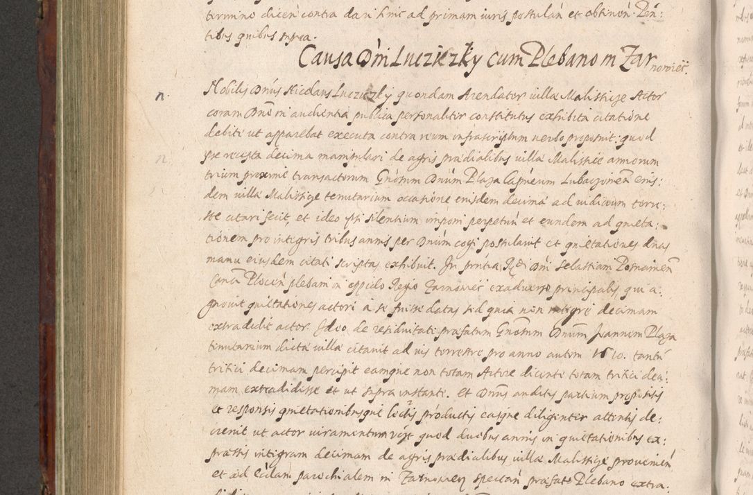 Zdjęcie nr 614 dla obiektu archiwalnego: Acta actorum causarum sententiarum tam diffinitiuarum quam interloquutorisrum decretorum obligationum quietationum procuratorum constitutionum etc. etc. coram Reverendo Domino Paulo Dembski Dei et Apostolice Sedis Gratia Episcopalo Dicensis Suffraganeo Canonico Vicario in Spiritualibus et Officiali Generali Cracoviensis ad Annum Domini Millesimum Sexcentesimum Undecimum cuius indictio octava pontificatus Sanctissimi Domini Nostri Domini Pauli Divina Providentia Papae Vti foeliciter continuantur