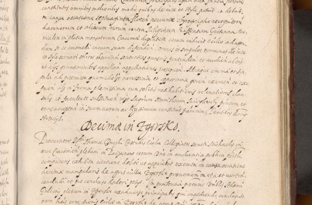 Zdjęcie nr 613 dla obiektu archiwalnego: Acta actorum causarum sententiarum tam diffinitiuarum quam interloquutorisrum decretorum obligationum quietationum procuratorum constitutionum etc. etc. coram Reverendo Domino Paulo Dembski Dei et Apostolice Sedis Gratia Episcopalo Dicensis Suffraganeo Canonico Vicario in Spiritualibus et Officiali Generali Cracoviensis ad Annum Domini Millesimum Sexcentesimum Undecimum cuius indictio octava pontificatus Sanctissimi Domini Nostri Domini Pauli Divina Providentia Papae Vti foeliciter continuantur