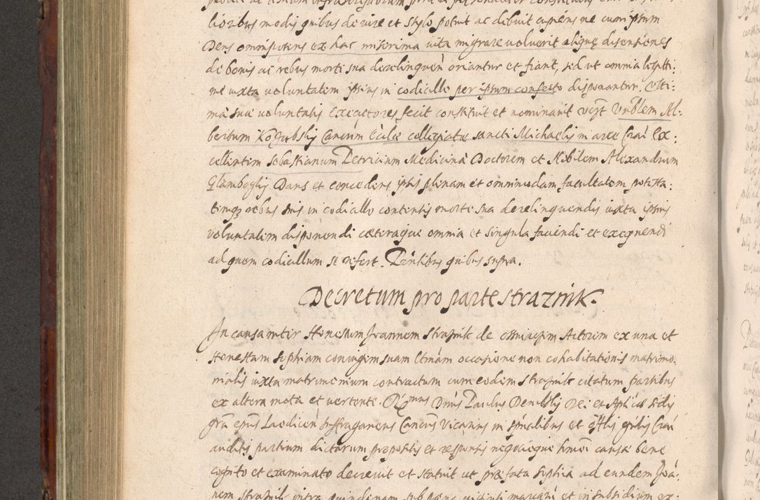 Zdjęcie nr 612 dla obiektu archiwalnego: Acta actorum causarum sententiarum tam diffinitiuarum quam interloquutorisrum decretorum obligationum quietationum procuratorum constitutionum etc. etc. coram Reverendo Domino Paulo Dembski Dei et Apostolice Sedis Gratia Episcopalo Dicensis Suffraganeo Canonico Vicario in Spiritualibus et Officiali Generali Cracoviensis ad Annum Domini Millesimum Sexcentesimum Undecimum cuius indictio octava pontificatus Sanctissimi Domini Nostri Domini Pauli Divina Providentia Papae Vti foeliciter continuantur