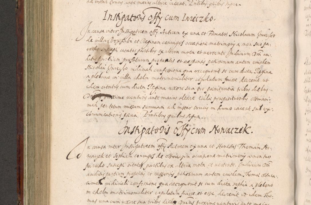 Zdjęcie nr 608 dla obiektu archiwalnego: Acta actorum causarum sententiarum tam diffinitiuarum quam interloquutorisrum decretorum obligationum quietationum procuratorum constitutionum etc. etc. coram Reverendo Domino Paulo Dembski Dei et Apostolice Sedis Gratia Episcopalo Dicensis Suffraganeo Canonico Vicario in Spiritualibus et Officiali Generali Cracoviensis ad Annum Domini Millesimum Sexcentesimum Undecimum cuius indictio octava pontificatus Sanctissimi Domini Nostri Domini Pauli Divina Providentia Papae Vti foeliciter continuantur