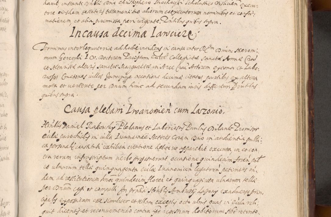 Zdjęcie nr 605 dla obiektu archiwalnego: Acta actorum causarum sententiarum tam diffinitiuarum quam interloquutorisrum decretorum obligationum quietationum procuratorum constitutionum etc. etc. coram Reverendo Domino Paulo Dembski Dei et Apostolice Sedis Gratia Episcopalo Dicensis Suffraganeo Canonico Vicario in Spiritualibus et Officiali Generali Cracoviensis ad Annum Domini Millesimum Sexcentesimum Undecimum cuius indictio octava pontificatus Sanctissimi Domini Nostri Domini Pauli Divina Providentia Papae Vti foeliciter continuantur